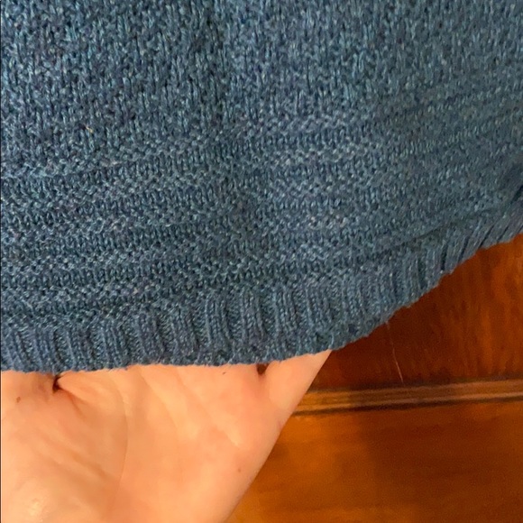 Old Navy teal knit sweater - Picture 4 of 4